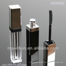 MS8042 Square plastic clear mascara tube